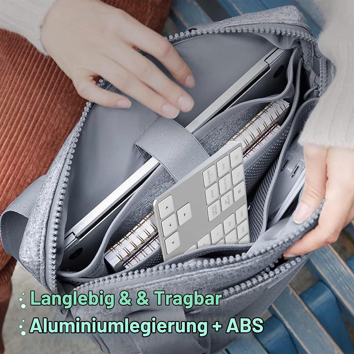 Bluetooth Ziffernblock, Bluetooth Nummerntastatur 34-Tasten, Wireless NumPad kabellose Nummer Tastat
