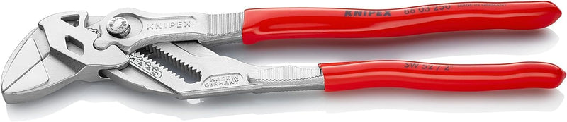 KNIPEX Zangenschlüssel, Multi-Schraubenschlüssel, Chrom-Vanadium, Rostschutz verchromt, 250 mm, 86 0