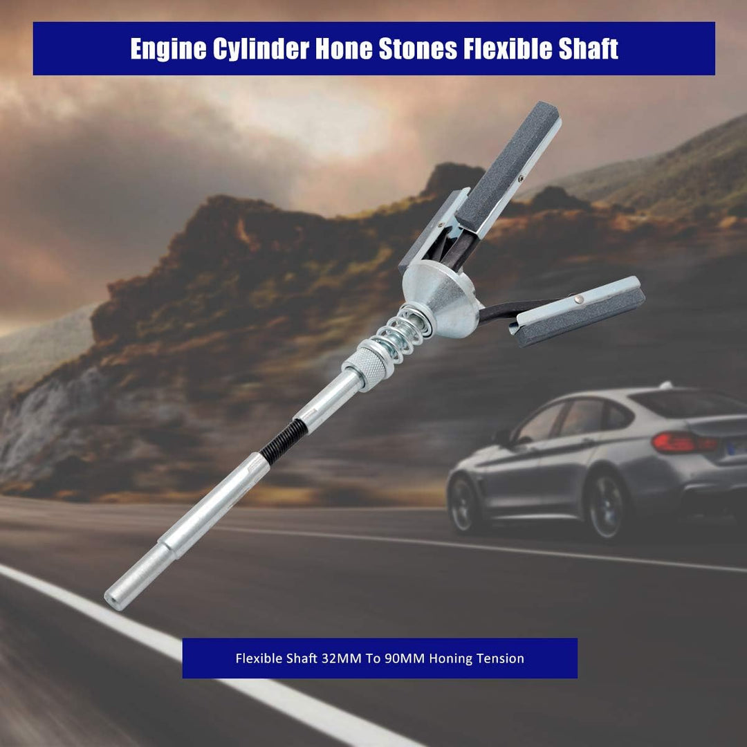 TOTMOX Einstellbarer Zylinder-Hon-Entglaser, 2" Stein Auto Motor Zylinder Schleifen Brems-Hon-Welle