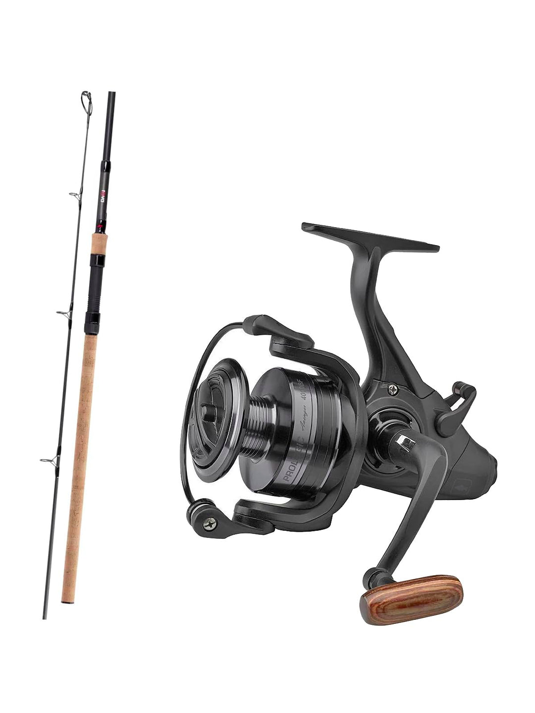 Stalker-Combo Karpfen-Angelset Old Skool Rova Cork Karpfenrute 2,70m 3lbs 2-teilig + Avenger 4000 Ba