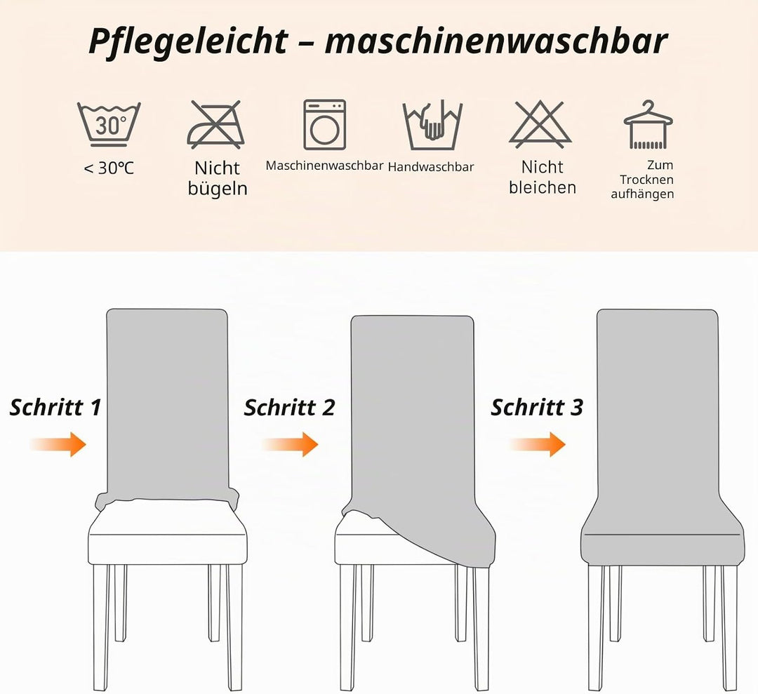Fuloon Stuhlhussen Jacquard-Blätter,Universal Stretch Stuhlbezug Moderne Stuhlüberzug Elastische Abn