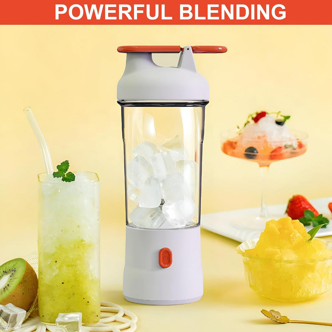 Tragbarer Mixer, 25oz tragbarer Mixer für Smoothies und Shakes mit 6 Klingen, wiederaufladbaren Misc