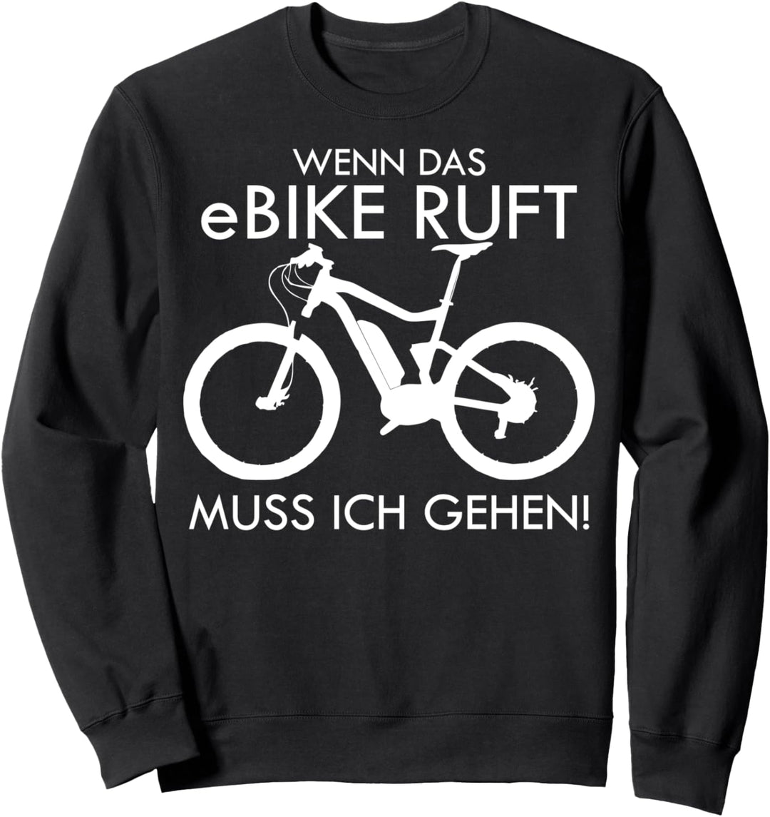 E-Bike Fahrer Geschenk T-Shirt Ebike Pedelec Elektrofahrrad Sweatshirt