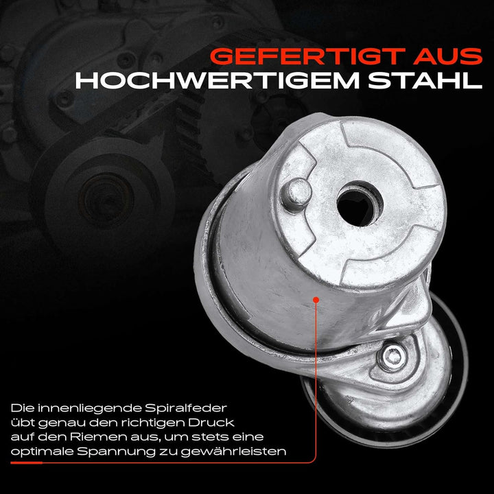 Frankberg Spannrolle Keilrippenriemen für 1er E81 E87 E88 E82 3er E90 E93 E92 E91 5er F10 F10 F18 F0