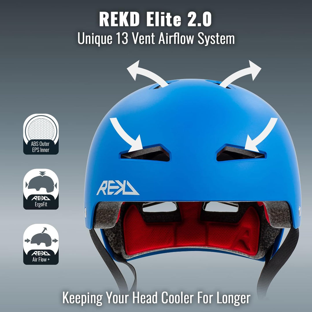 Rekd Elite 2.0 Helmet Helm S/M (53-36cm) Blue (blau), S/M (53-36cm) Blue (blau)