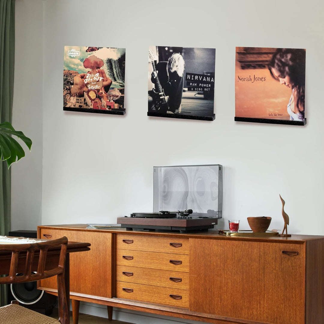 KAIU Schallplattenständer LP Schallplatten Ständer Halter Wandhalterung Display Regal Aufbewahrung V