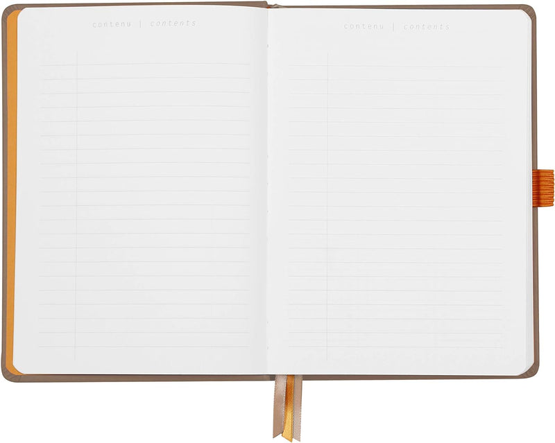 Rhodia 118573C Notizheft Goalbook (DIN A5, 14,8 x 21 cm, Dot, praktisch und trendige, mit festem Dec