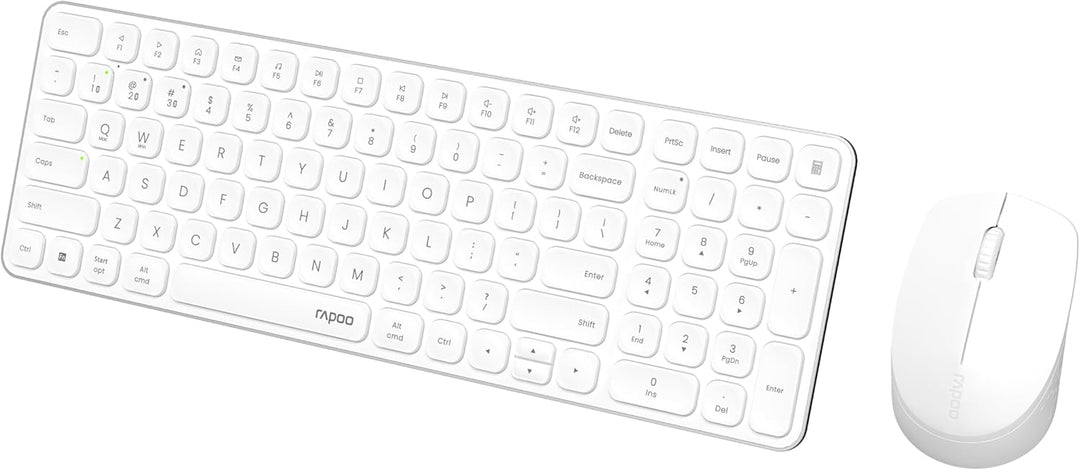Rapoo 9310M kabelloses Tastatur-Maus Set Wireless Deskset 2400 DPI Sensor bis zu 12 Monate Batteriel