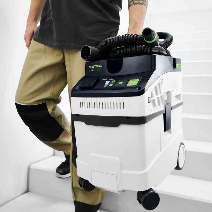 Festool Absaugmobil CT 25 E CLEANTEC (mit Hauptfilter, Saugschlauch, SELFCLEAN Filtersack5, Fugendüs