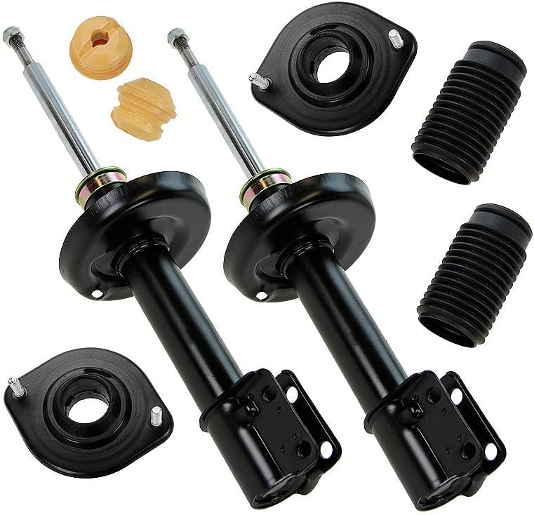 2 Stossdämpfer vorne Vorderachse inkl. Domlager mit Wälzlager und Staubschutz-Set