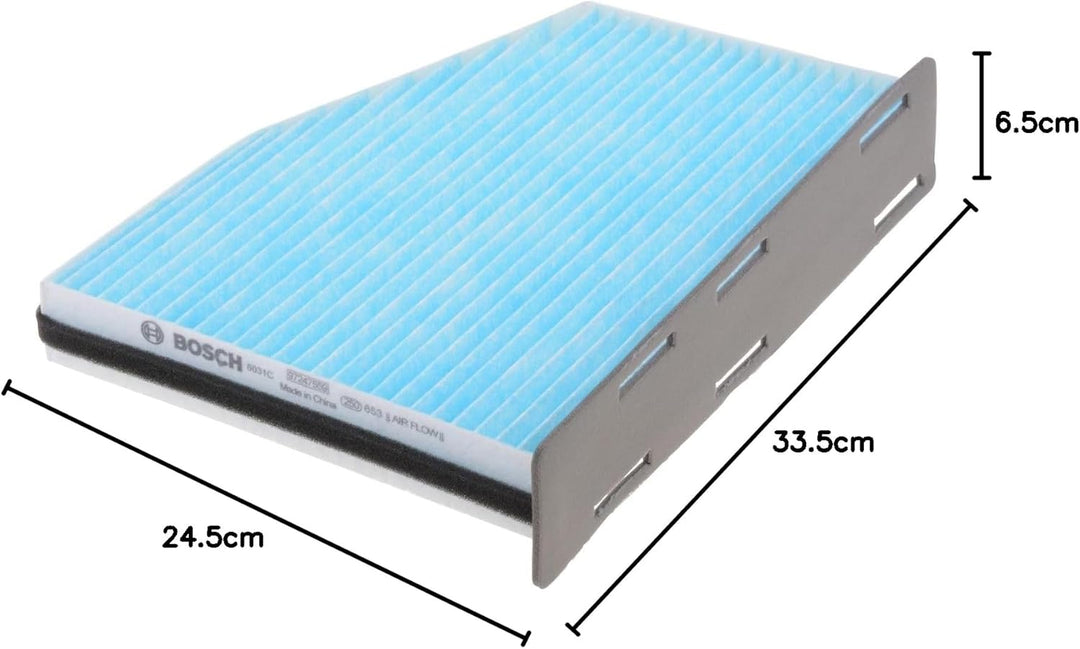 BOSCH 6031C HEPA Innenraumfilter - Kompatibel mit Select Audi A3, Q3, TT, TT RS, TTS; Volkswagen Bee