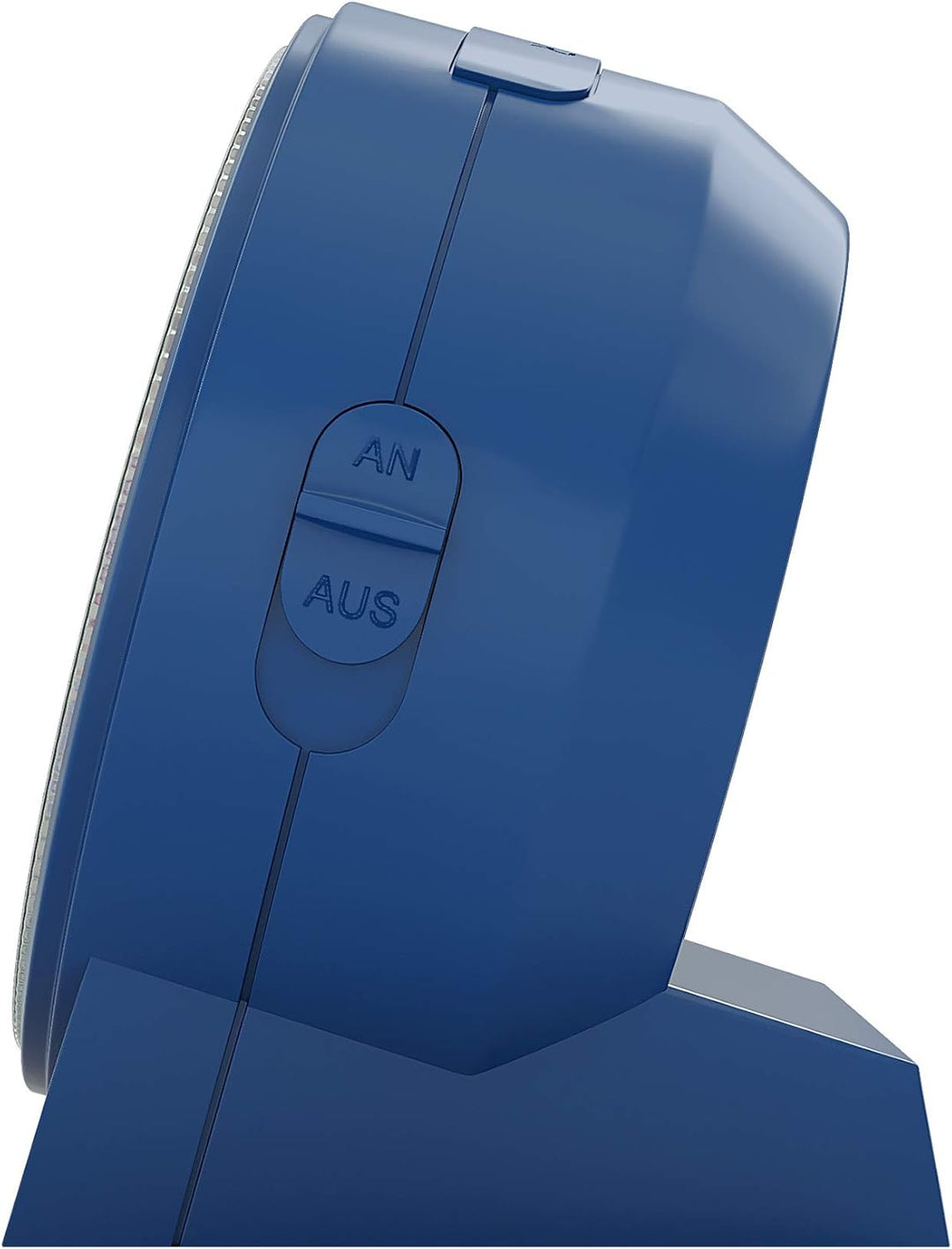 Cander Berlin MNU 1030 J Kinderwanduhr und MNU 1009 J Kinderwecker lautlos blau Lernuhr Wecker Kinde
