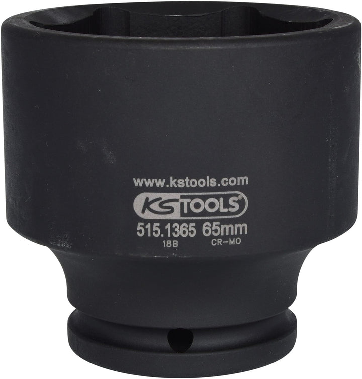 KS Tools 515.1365 3/4" Sechskant-Kraft-Stecknuss, kurz, 65mm