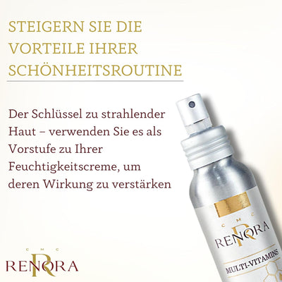 RENORA | Multi-Vitamins Gesichtsspray, Antioxidant Facial Beauty Gesichtsspray | Spendet Feuchtigkei