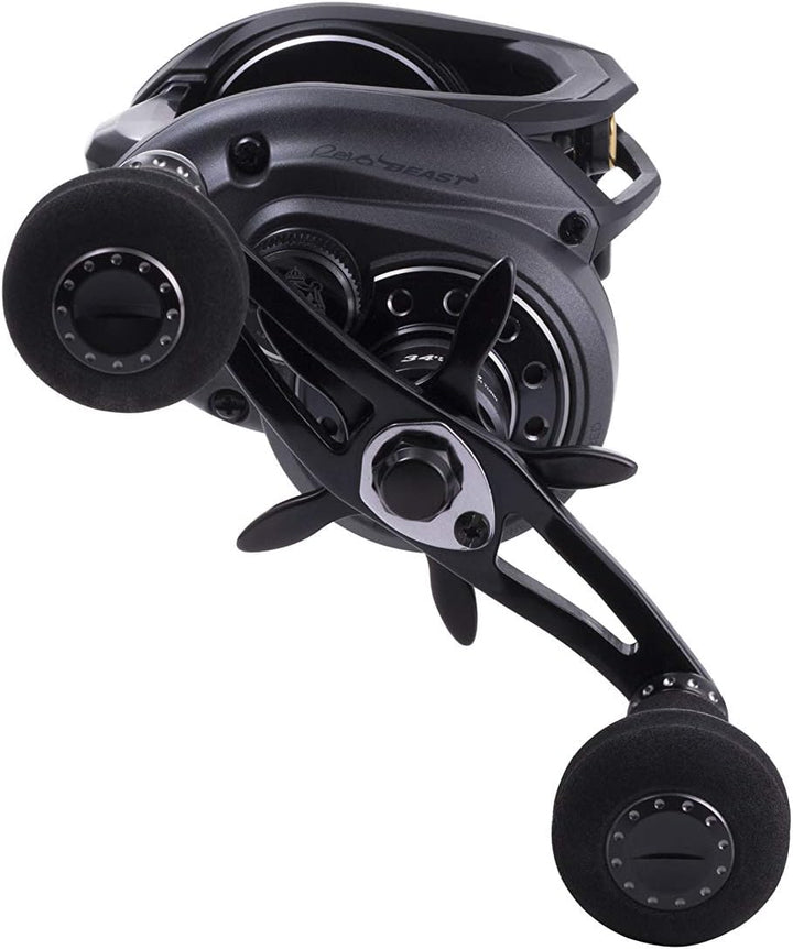 Abu Garcia Revo Beast Low Profile Baitcastrolle – Süsswasser-Raubfischrolle für grosse Hechte, Zande