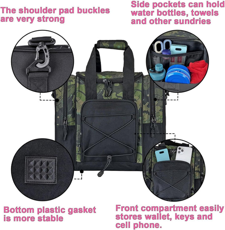Bowlingtasche für einen Ball | Bowlingballtasche | Bowlingballtasche für Ball, multifunktionale Hand