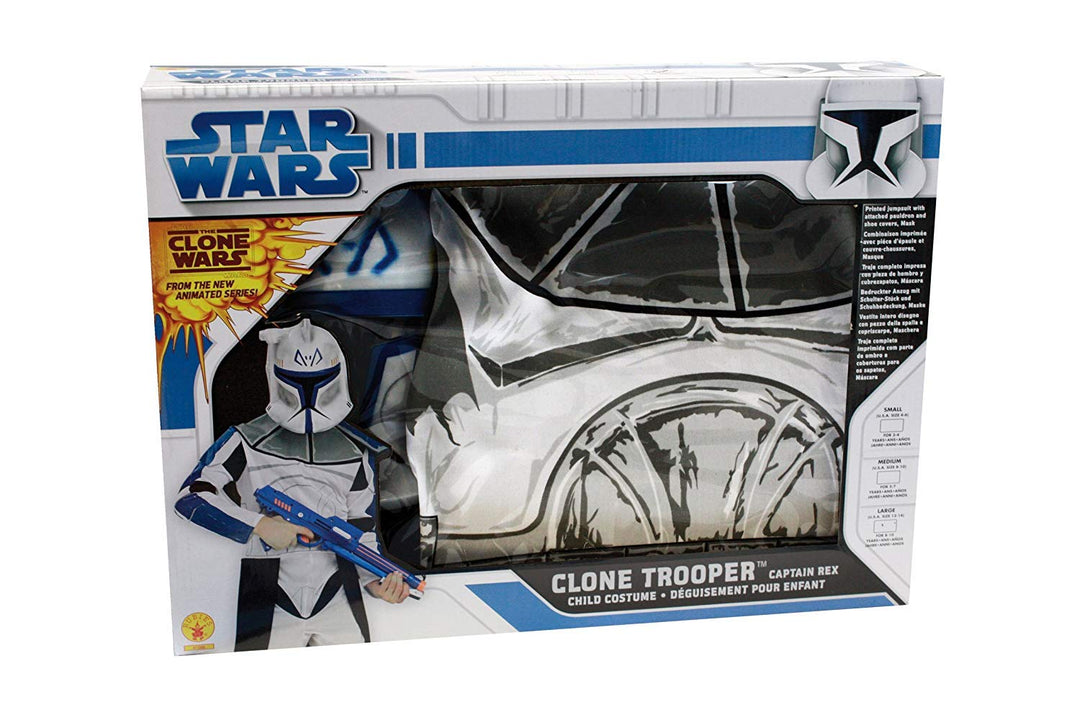 Rubie's 3 41086 (Grösse S) - Clone Wars - Clonetrooper Rex Kinderkostüm 116, 116
