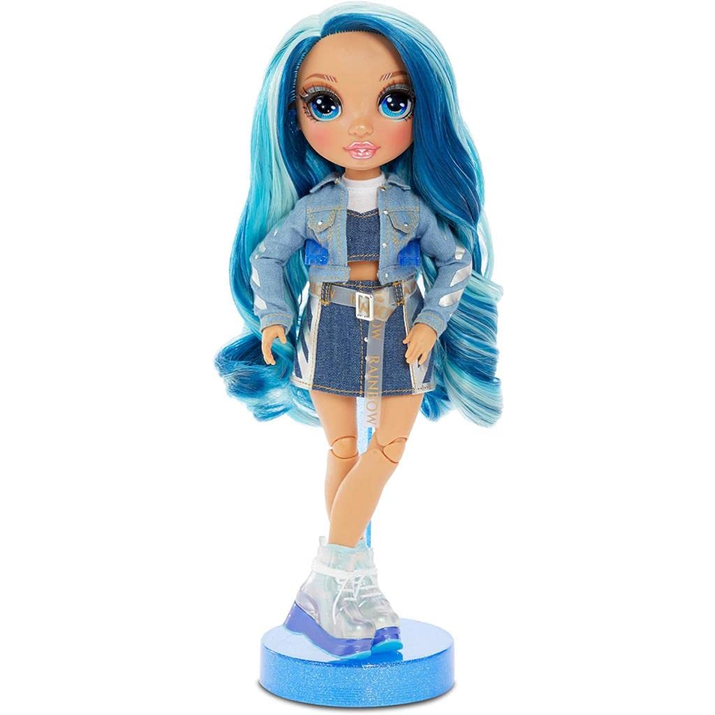Rainbow High Fashion Doll – Skylar Bradshaw - Blaue Puppe mit Luxus-Outfits, Accessoires und Puppens