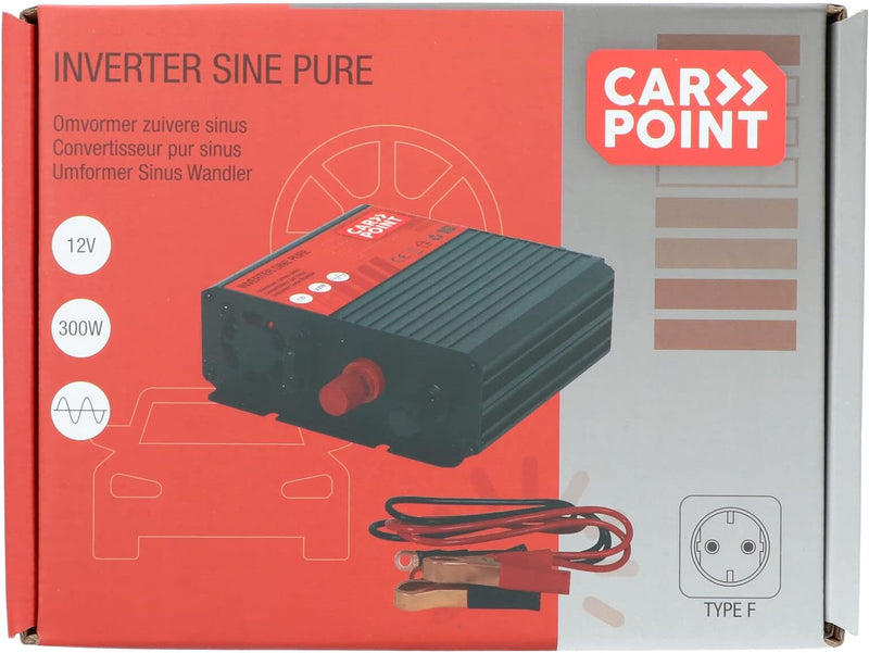 Carpoint Reiner Sinus Spannungswandler 12V>230V 300W, 300W