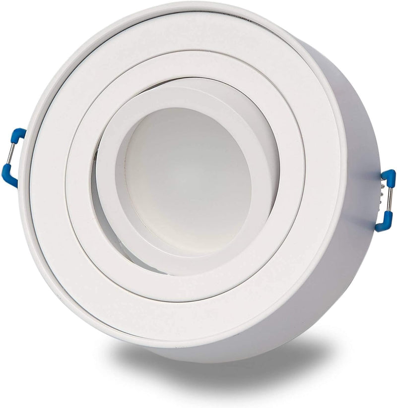 LED Mini Aufbaustrahler Weiss kaltweiss 7,5 Watt dimmbar - Deckenstrahler schwenkbar zum Beispiel al