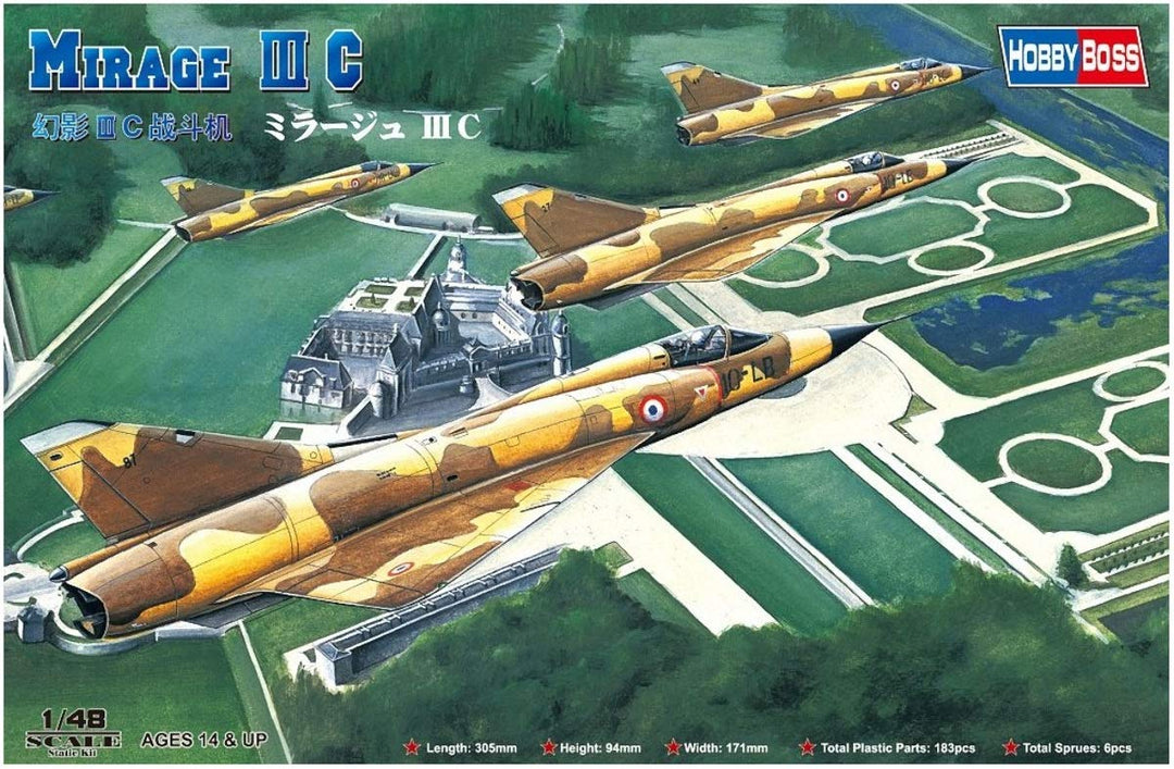 Hobby Boss 80315 Modellbausatz Mirage IIIC Fighter
