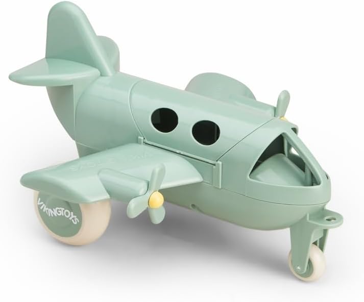 Viking Toys 5381274 Reline Jumbo-Flugzeug mit 2 Figuren, Wasserflugzeug, Outdoor-Spielzeug-Set Stran
