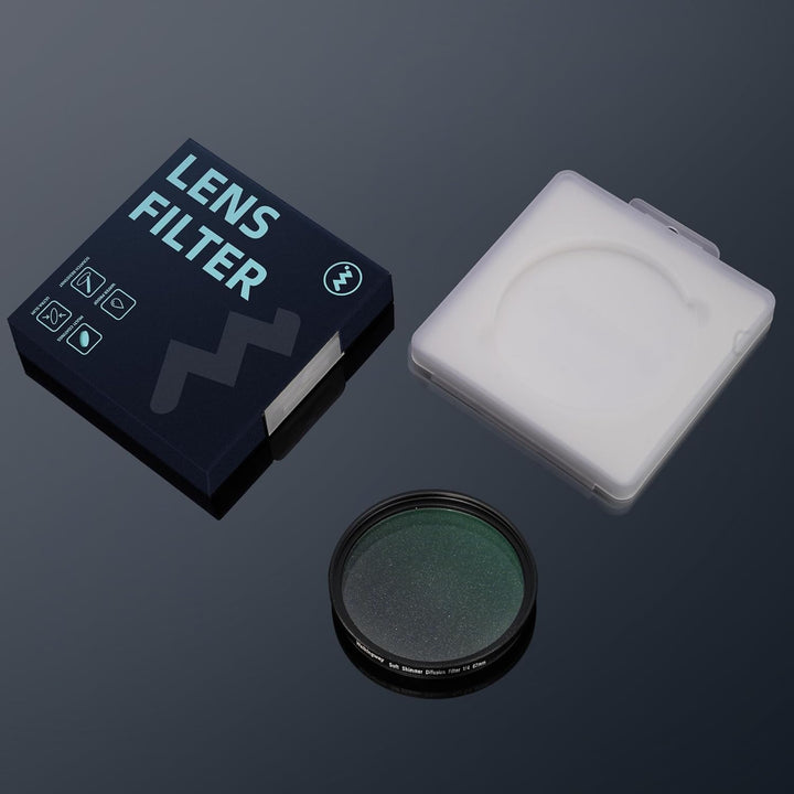 WalkingWay 77mm Shimmer Diffusionsfilter mit Ultradünnem AGC-Glas und 28-Schicht Nano-Beschichtung f