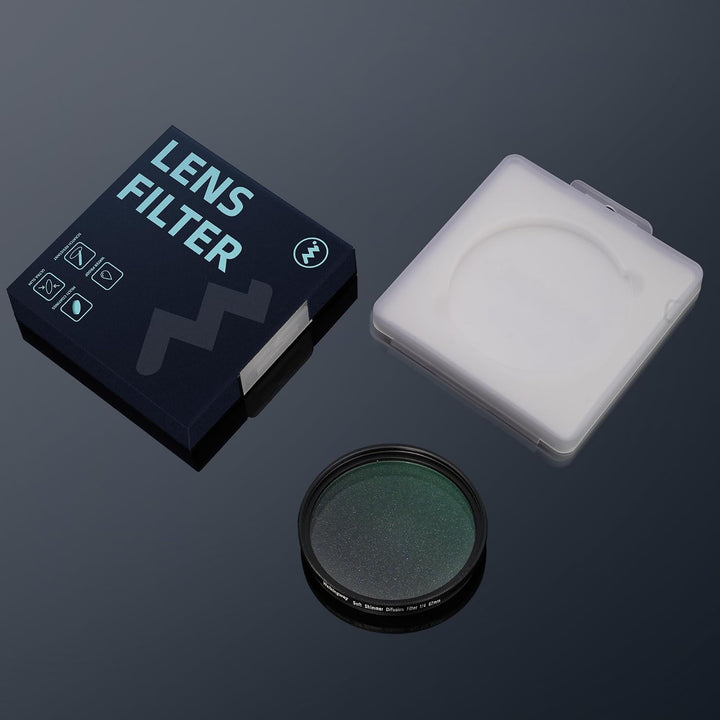 WalkingWay 52mm Shimmer Diffusionsfilter mit Ultradünnem AGC-Glas und 28-Schicht Nano-Beschichtung f