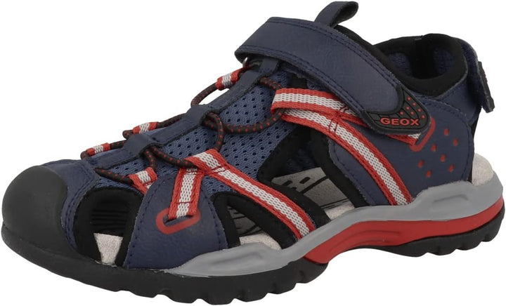 Geox Jungen J Borealis Boy Sandal 28 EU Avio Red, 28 EU Avio Red
