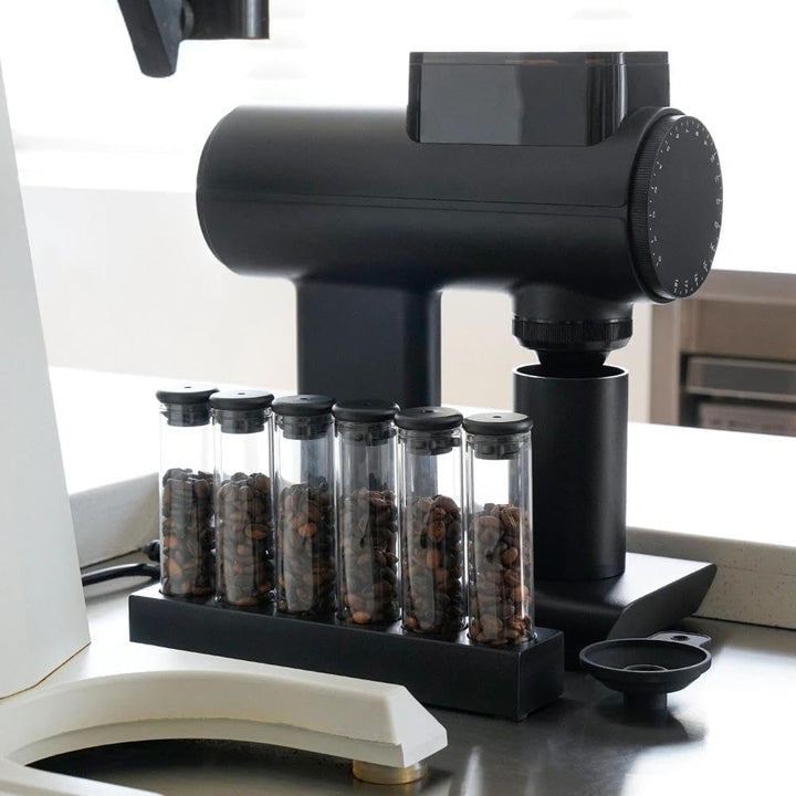 watchget Kaffeebohnenbehälter, 6 Stück Kaffeebohnenkeller-Röhren, Einzeldosis, Kaffeebohnen-Aufbewah