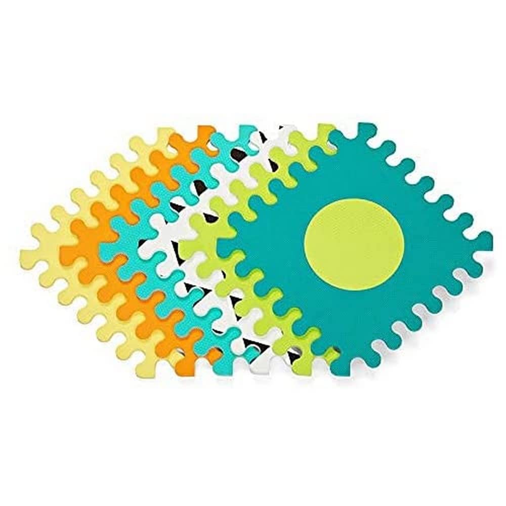 Infantino 216056 Soft Eva Foam Puzzle Mat-Suitable from Birth-Easy to Clean, Multicolored