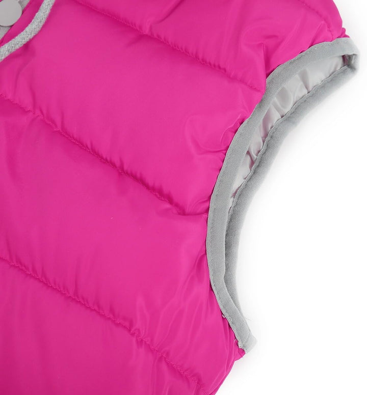 YOUTHUP West Damen Steppweste mit Kapuze Leicht Winterweste Freizeit Outdoor Ärmellos Jacke Gilet Bo