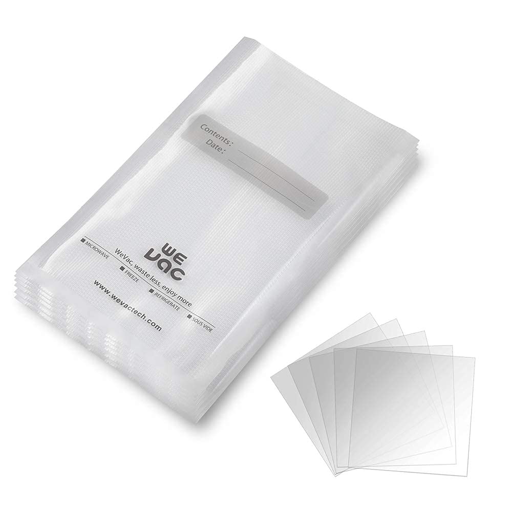 Wevac Vakumierergerät Beutel 20x30cm / 100 Beutel Profi- Folienbeutel für Lebensmittel, geeignet für