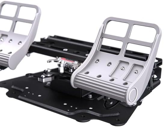 VIRPIL Controls R1-FALCON Rudder Pedals (3 Achsen Flugsimulator Pedale, PC, HOTAS, Space Sim, Heliko