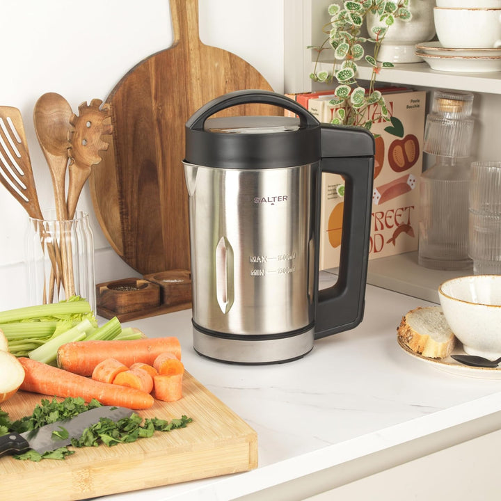 Salter Digitaler Suppenmacher - 1,6L, Mixen von stückiger & glatter Suppe, ideal für Grosskochungen,
