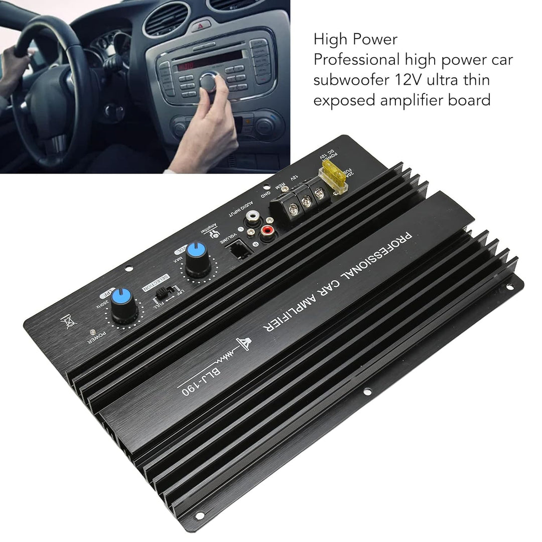 ciciglow BLJ-190 Auto-Leistungsverstärker, 1000 W Auto-Audio-Hochleistungsverstärker-Verstärkerplati
