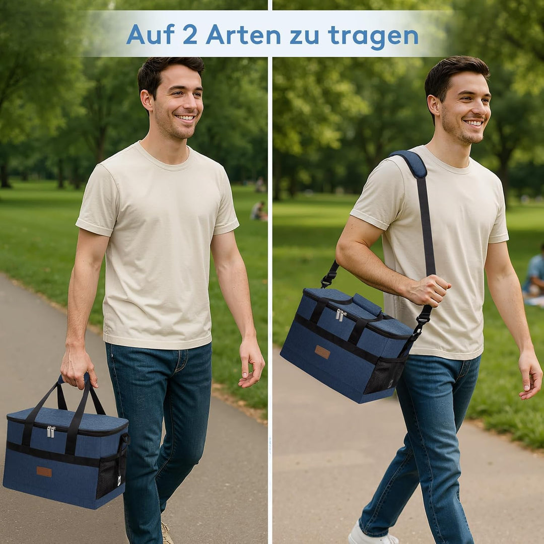 Lifewit 20/30/40L 30/50/60 Dosen Kühltasche Gross faltbar Kühlkorb Kühlbox Isoliertasche Thermotasch
