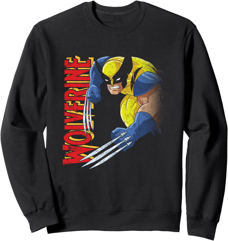 Marvel X-Men Wolverine 90s Animated Series Sweatshirt