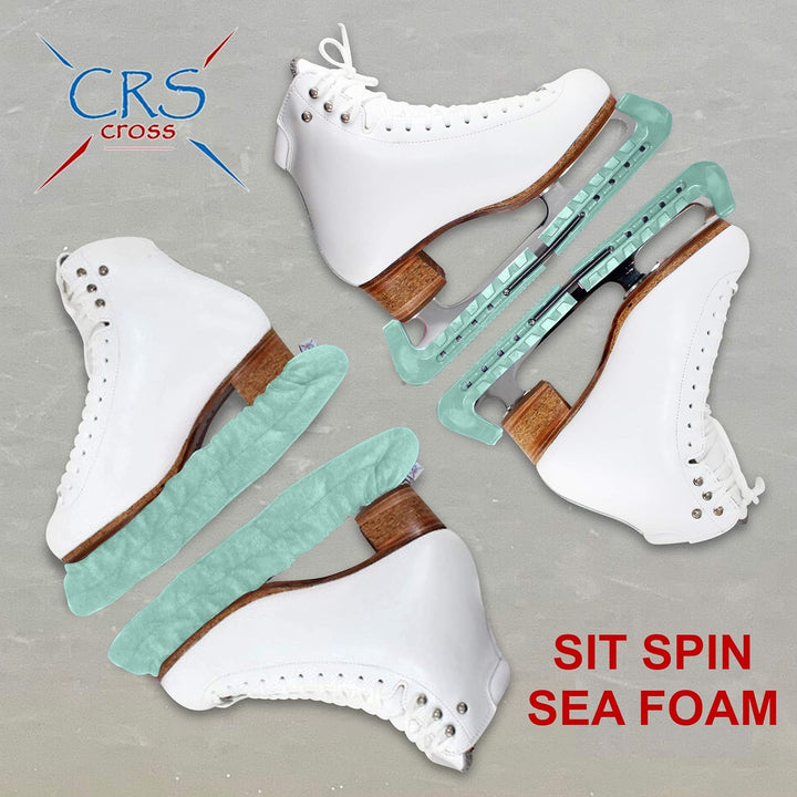 CRS Cross Skate Guards, Soakers & Towel Gift Set - Ice Skating Guards and Soft Skate Blade Covers fo
