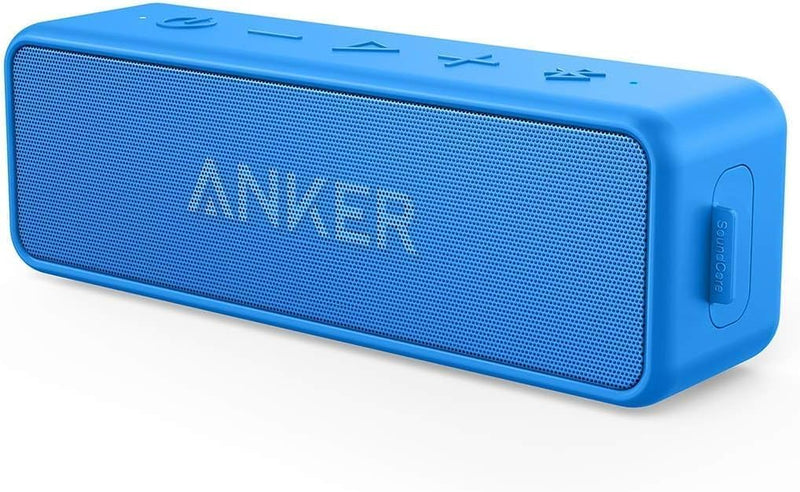 Anker SoundCore 2 Bluetooth Lautsprecher, Fantastischer Sound, Enormer Bass mit Dualen Bass-Treibern