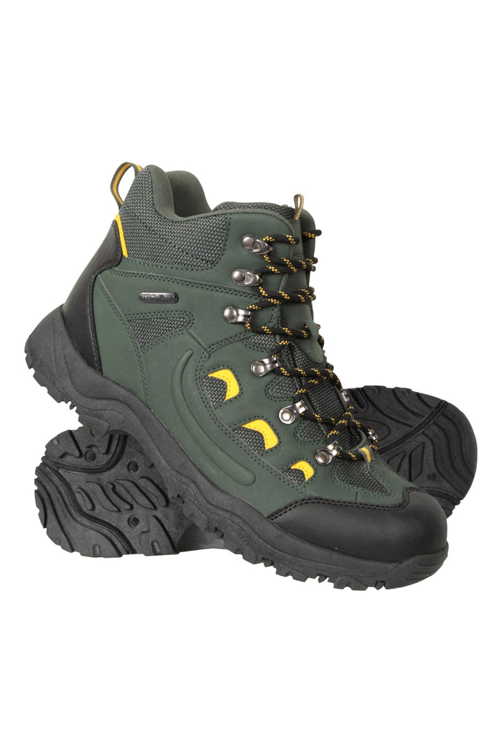 Mountain Warehouse Adventurer Wasserdichte Herrenstiefel 40 EU Grün, 40 EU Grün