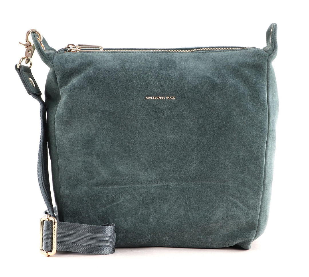 Mandarina Duck Damen Mellow Velvet Schultertasche, 26x28x12 (L x H x W) Balsamic Green, Balsamic Gre
