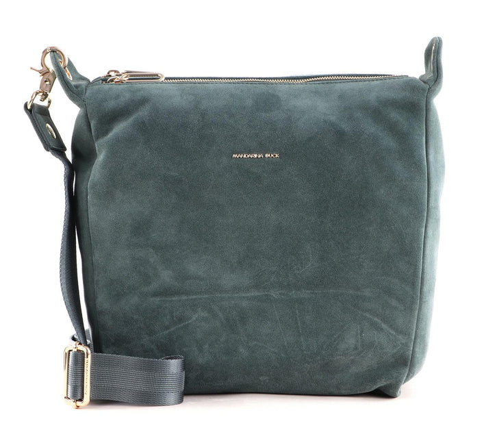Mandarina Duck Damen Mellow Velvet Schultertasche, 26x28x12 (L x H x W) Balsamic Green, Balsamic Gre