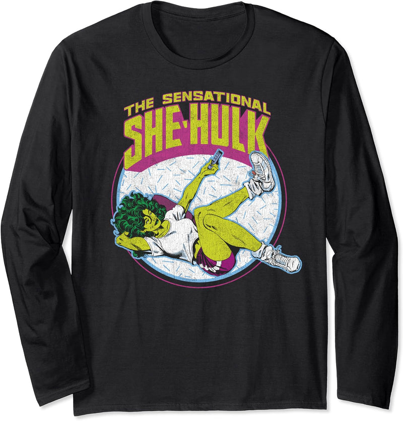 Marvel The Sensational She-Hulk Vintage Langarmshirt