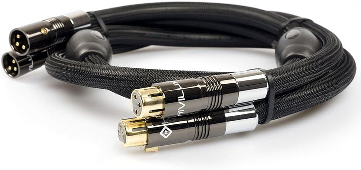 HiViLux Referenz HIFI Balanced/NF/XLR-Kabel OCC/SCC Ø=14mm Stereopaar (5.0m Paar), 5.0m Paar