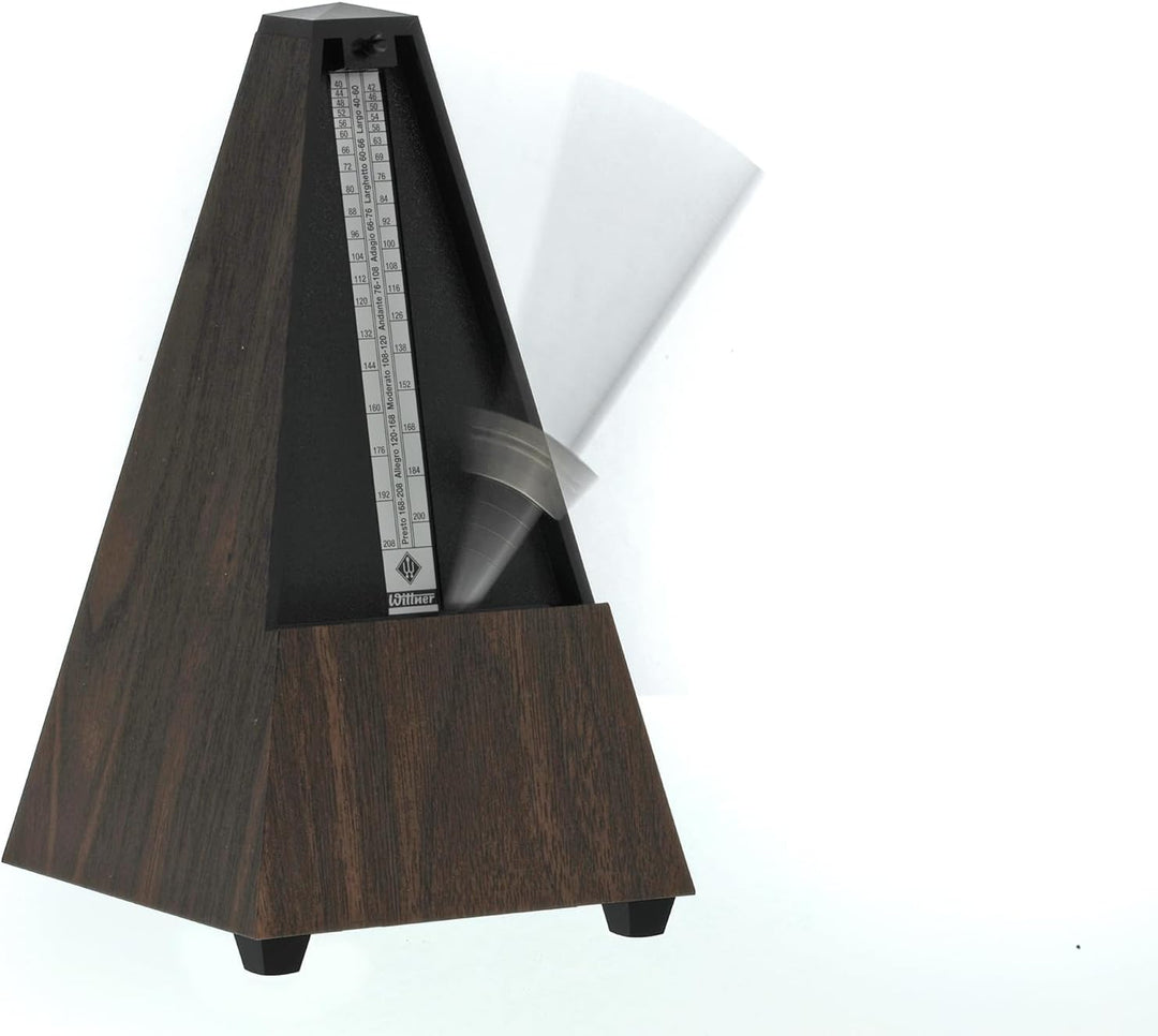 Wittner Metronom Taktell Pyramidenform System Maelzel Serie 802K - Mit Glocke - Mit Plexiglasdeckel