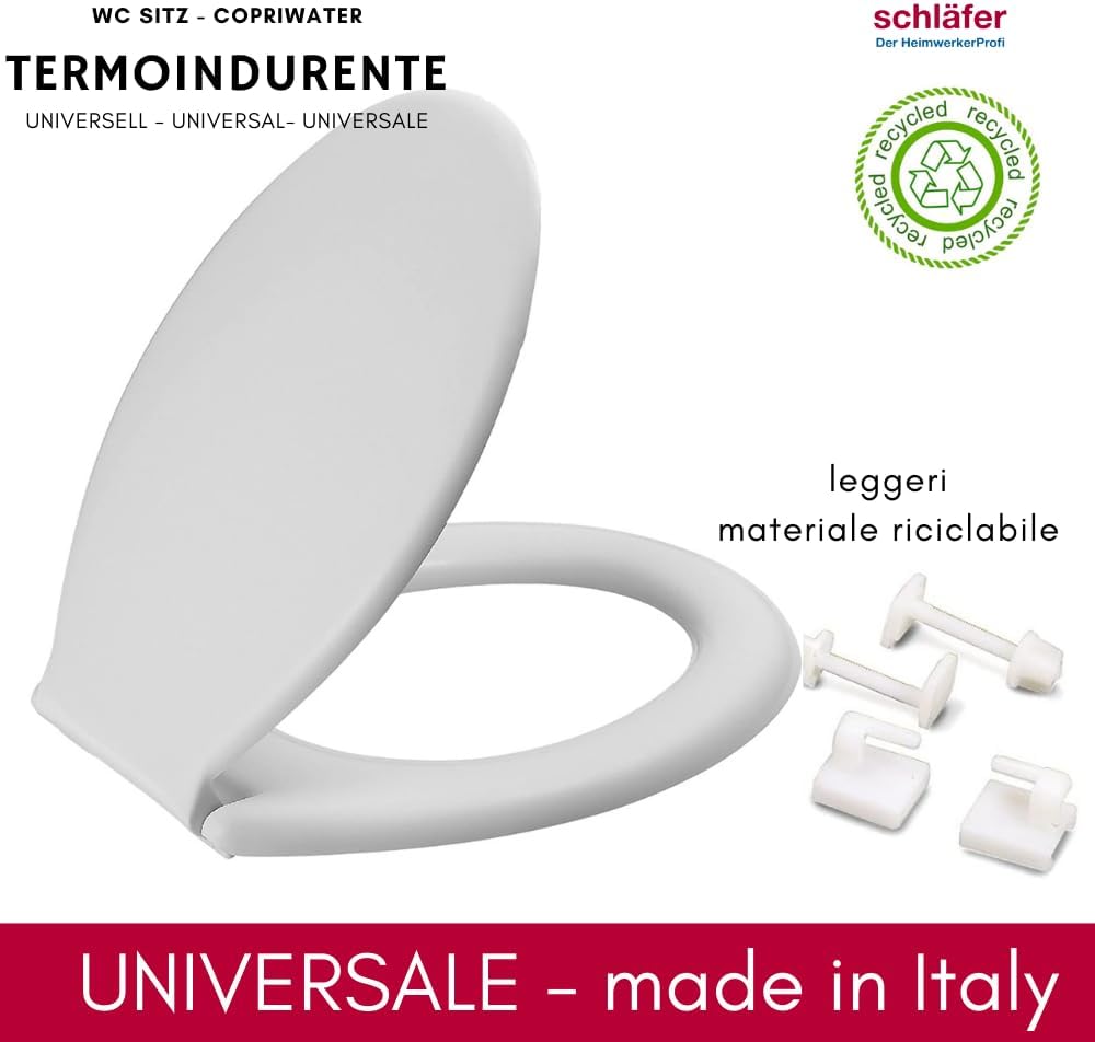 Schläfer 4642101 WC-Sitz"Isar" Duroplast, weiss
