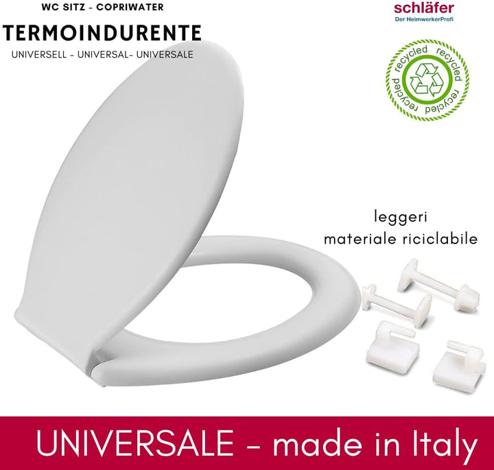 Schläfer 4642101 WC-Sitz"Isar" Duroplast, weiss