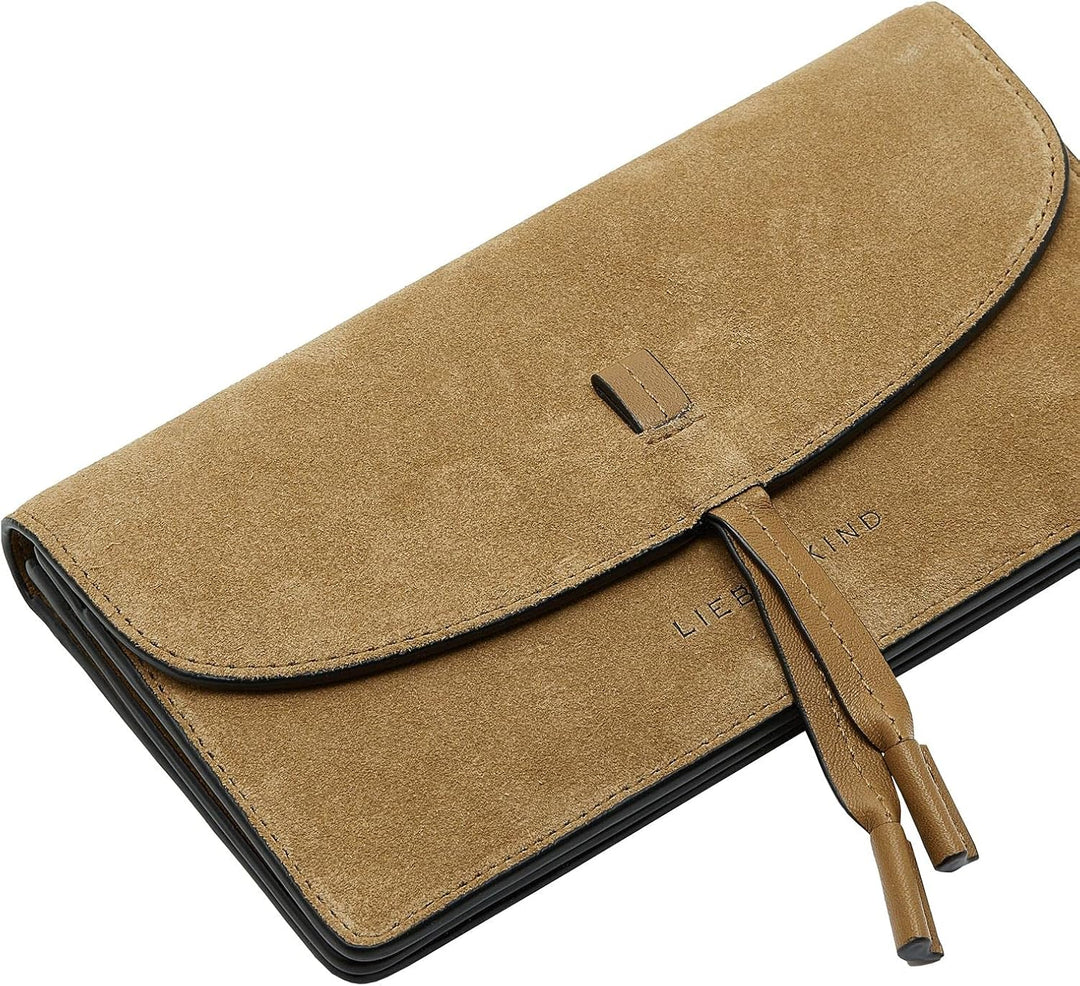 Liebeskind Damen Fab Suede Slam Geldbörse Sepia, Sepia