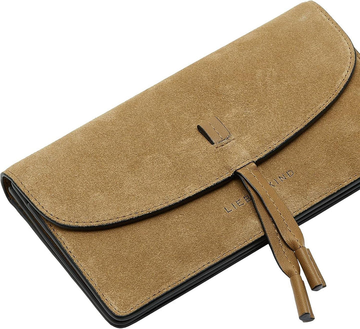 Liebeskind Damen Fab Suede Slam Geldbörse Sepia, Sepia